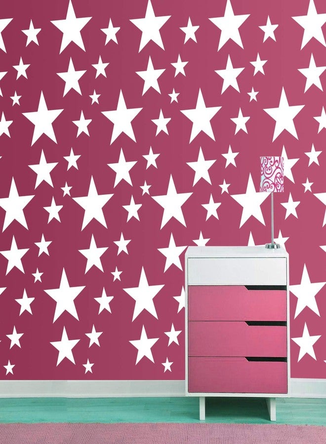 DECORNOW Star Effect Reusable DIY Wall Stencil Painting, Suitable for Home Decoration, Wall Decoration Size : (16 inch x 24 inch) - Image 2